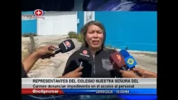 Nuestra Señora del Carmen School parents report access blocked to staff