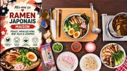 Mix-moi ça: Ramen Japonais Maison | Poulet, Nouilles Soba, Œuf Soja & Légumes