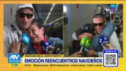 Madre de familia rompe en llanto tras reencontrarse con su hijo después de 10 años