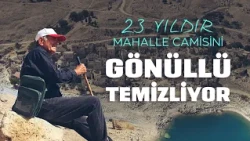 Terk edilen köyündeki camiye 23 yıldır gönüllü olarak gözü gibi bakıyor