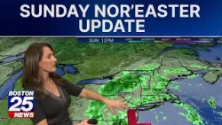 Mass. nor’easter futurecast: Sunday update shows latest weather threats, when storm clears out
