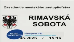 Mestské zastupiteľstvo v Rimavskej Sobote - 26. mája 2026