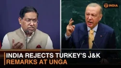 India Rejects Turkey’s J&K Remarks at UNGA & more news | DD India Live | 7:30 PM IST