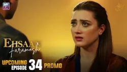 Ehsaan Faramosh - Upcoming Episode 34 | Promo | Momina Iqbal | ARY Zindagi