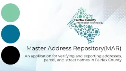 Master Address Repository Application