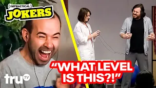 Q Experiences Simulated Labor Pain for His Punishment (Clip) | Impractical Jokers | truTV