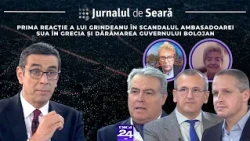 Jurnalul de seară. Prima reacție a lui Grindeanu în scandalul ambasadoarei SUA în Grecia