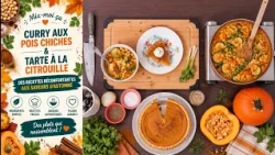 Mix-moi ça: Curry aux Pois Chiches & Tarte à la Citrouille