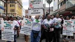 'No backing down': S.African anti-migrant protesters vow to keep marching