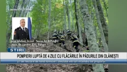 FIREFIGHTERS HAVE BEEN BATTLING BLAZES IN THE OLĂNEȘTI FORESTS FOR 4 DAYS