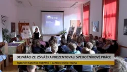 LITOMĚŘICE: Deváťáci z Waldorfské ZŠ Vážka prezentovali své ročníkové práce