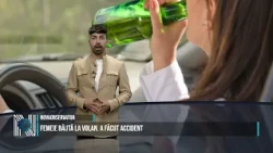 Drunk woman behind the wheel causes accident
