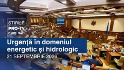PRO TV News (8:00 PM) | ENERGY AND HYDROLOGICAL EMERGENCY | Moldova