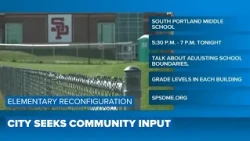 South Portland elementary reconfiguration plan: community forum