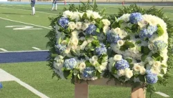 Middleton High Football community honors #69 Carson Chrapkowski