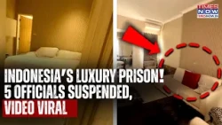 Indonesia's Luxury Prison Scandal: ACs, Golf Simulator Found, 5 Officials Suspended| Video Viral