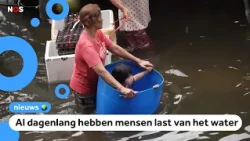 Dutch children on the floods in Thailand: 'We couldn't shower'