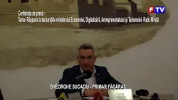 Press conference Gheorghe Sucaciu - mayor of Făgăraș