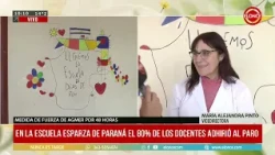 En la escuela Esparza de Paraná, el 80% de los docentes adhirió al paro - 30/09/26