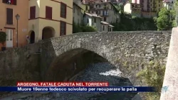 Argegno, fatal fall into the creek