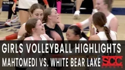 Highlights - HS Girls Volleyball Mahtomedi vs. White Bear Lake - September 10, 2026