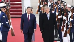 Xi Jinping arrives in US for state visit, greeted by Trump at airport