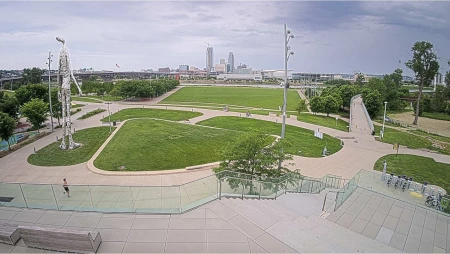 Council Bluffs - Missouri River - Omaha Skyline